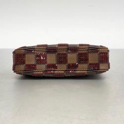 Louis Vuitton Pouch Damier Payette Pochette Accessoires N63177 Ebene Rouge Ladies