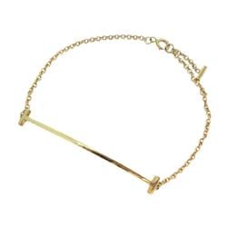 Tiffany Bracelet T Smile K18YG Yellow Gold Ladies