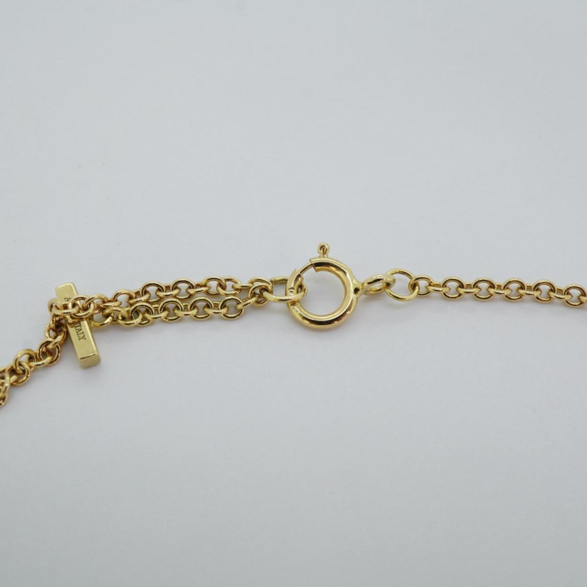 Tiffany Bracelet T Smile K18YG Yellow Gold Ladies