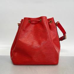 Louis Vuitton Shoulder Bag Epi Petit Noe M44107 Castilian Red Ladies