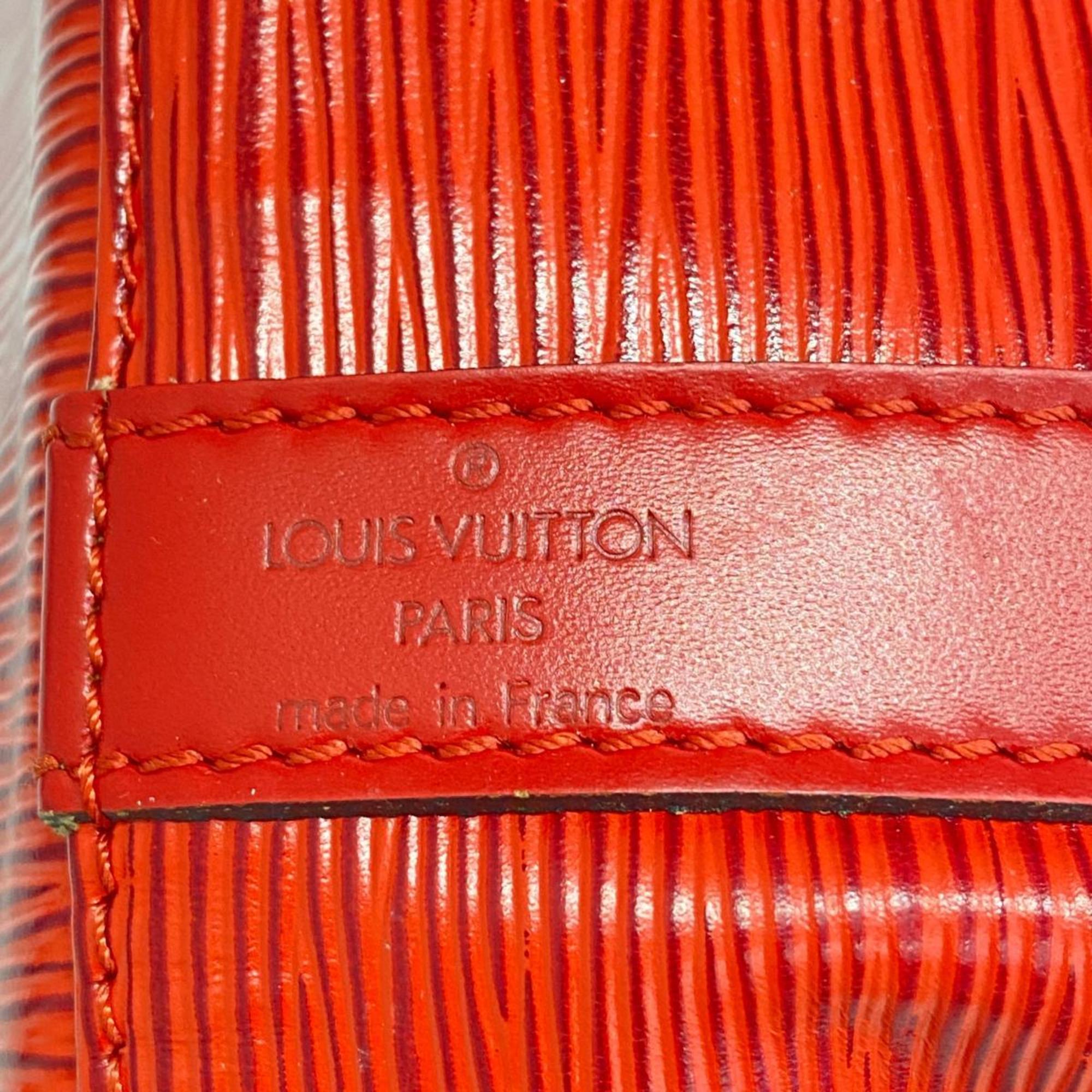 Louis Vuitton Shoulder Bag Epi Petit Noe M44107 Castilian Red Ladies