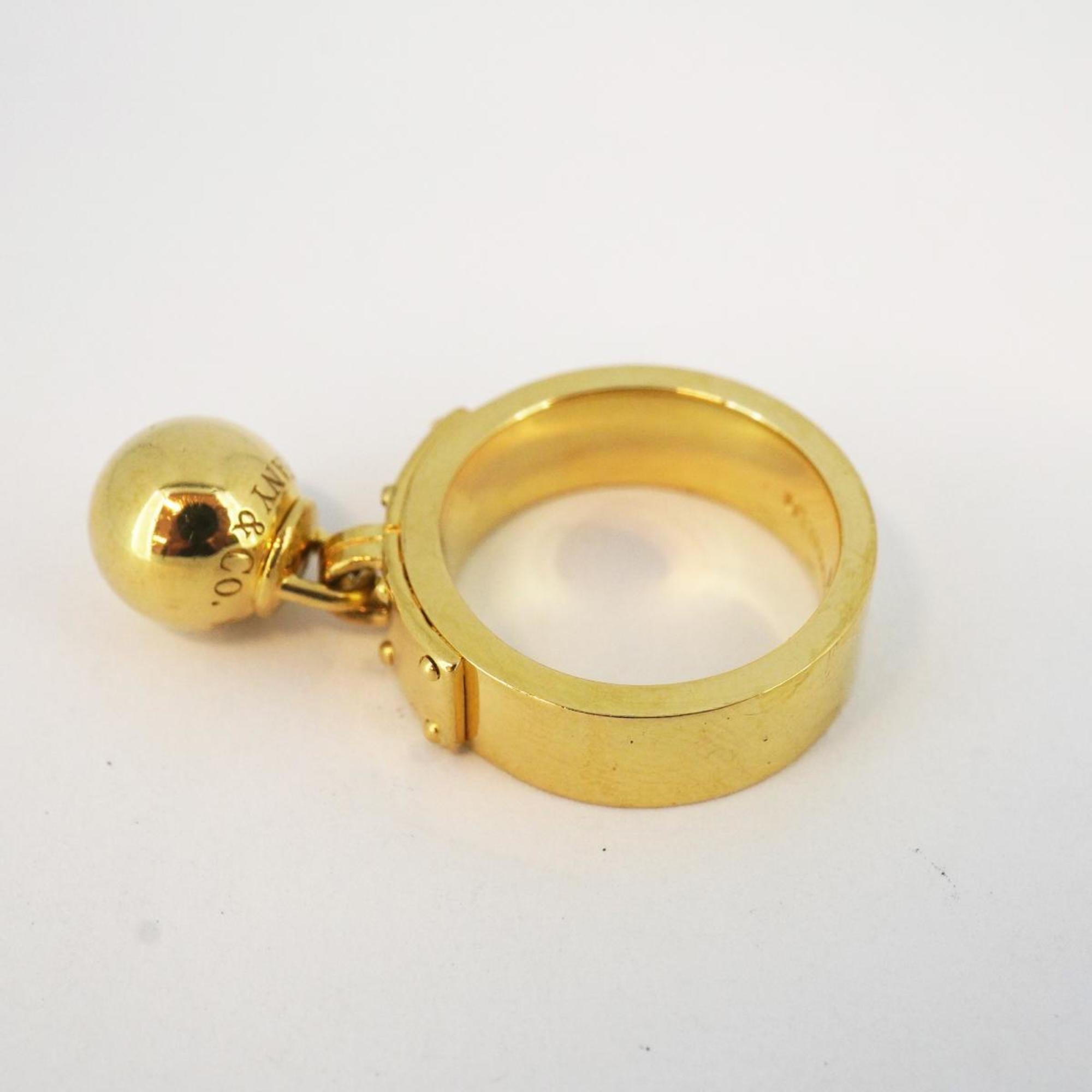 Tiffany Ring Balldunk K18YG Yellow Gold Ladies