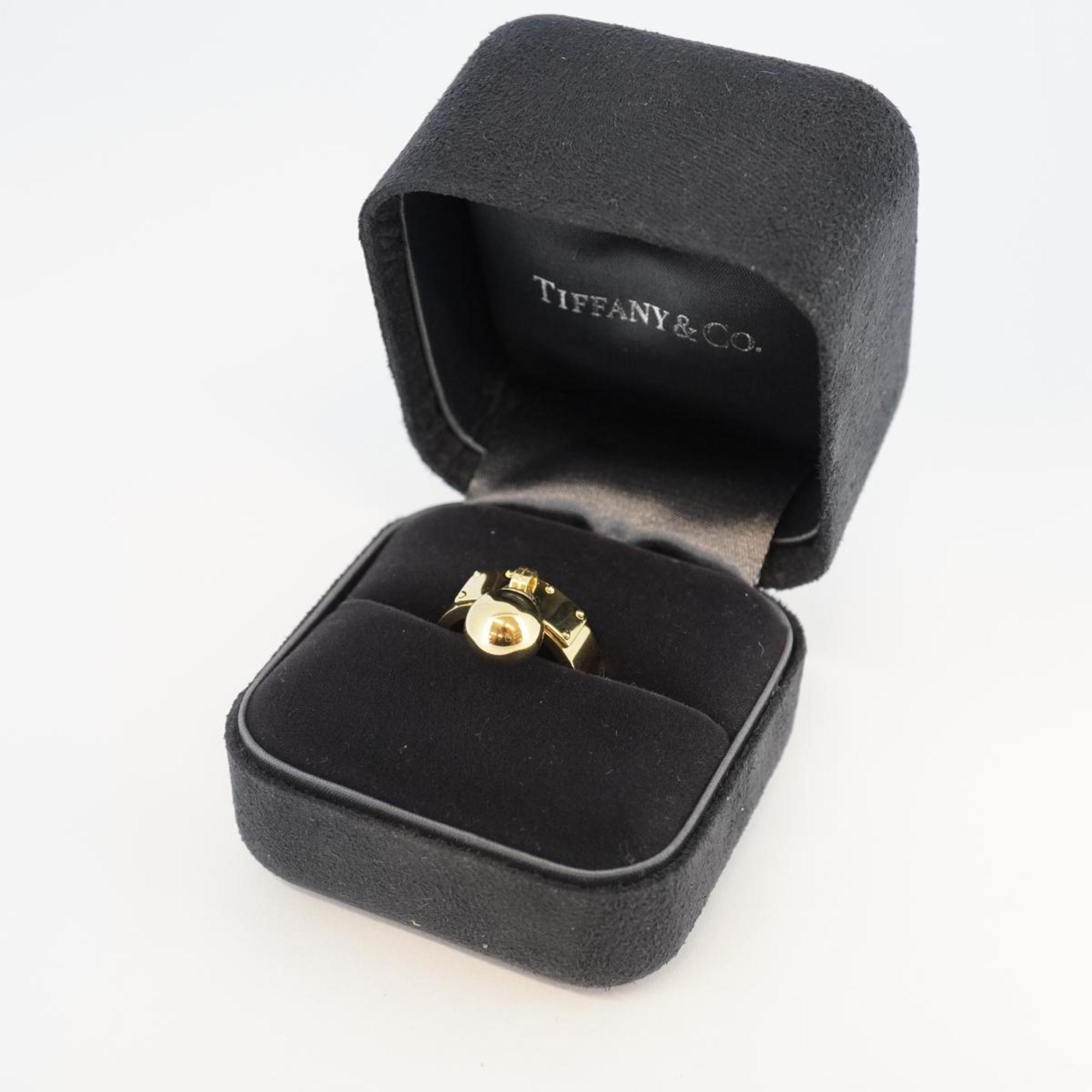 Tiffany Ring Balldunk K18YG Yellow Gold Ladies