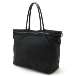 PRADA Jacquard Tote Bag Shoulder Nylon Patent Leather NERO Black Purchased at an overseas boutique BR4184