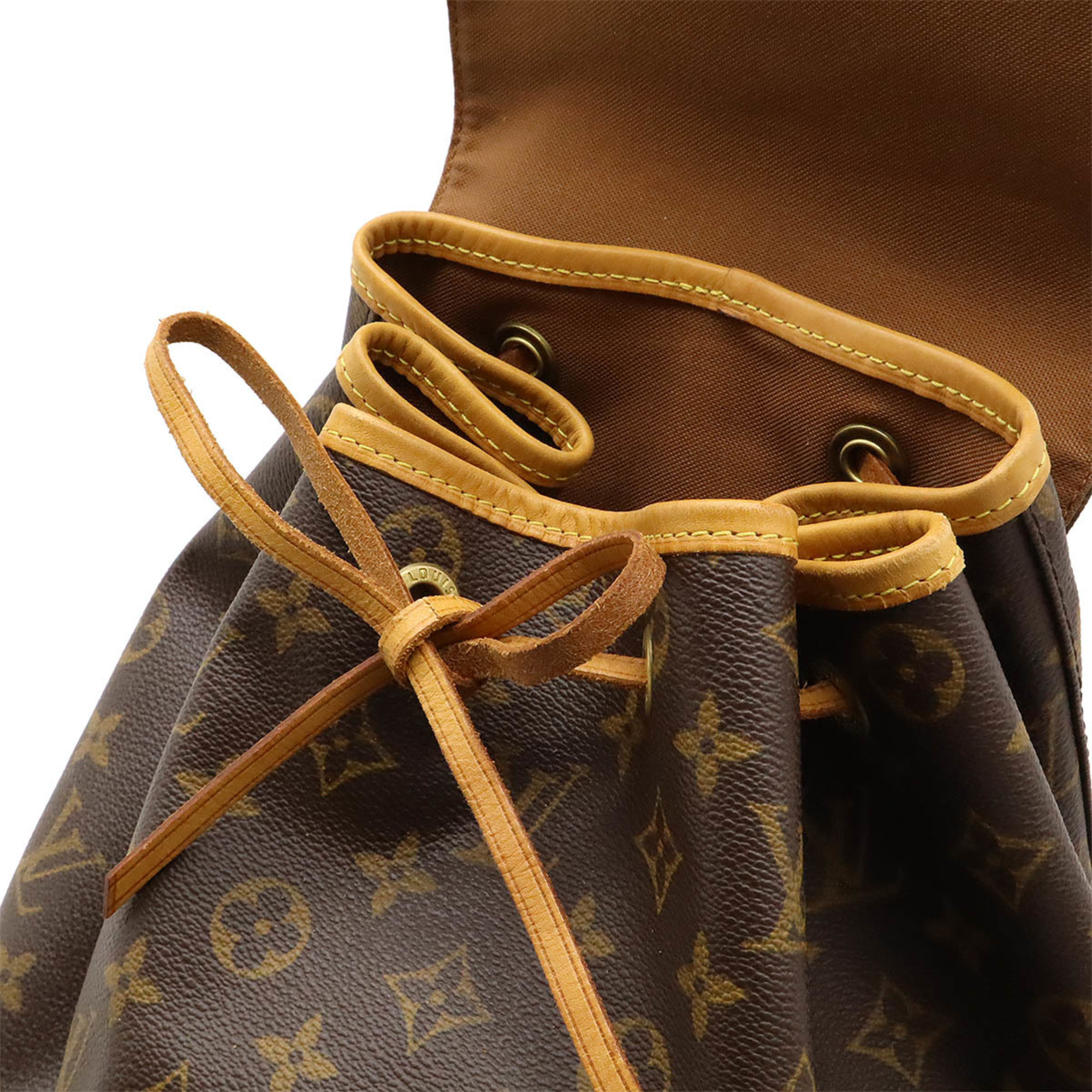 LOUIS VUITTON Louis Vuitton Monogram Montsouris GM Rucksack Backpack Shoulder Bag M51135