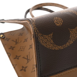 LOUIS VUITTON Louis Vuitton Monogram Giant On the Go MM Tote Brown Women's Reverse Canvas Handbag