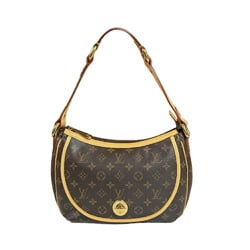 Louis Vuitton Turam PM Monogram Shoulder Bag Canvas M40076 Brown Women's LOUIS VUITTON