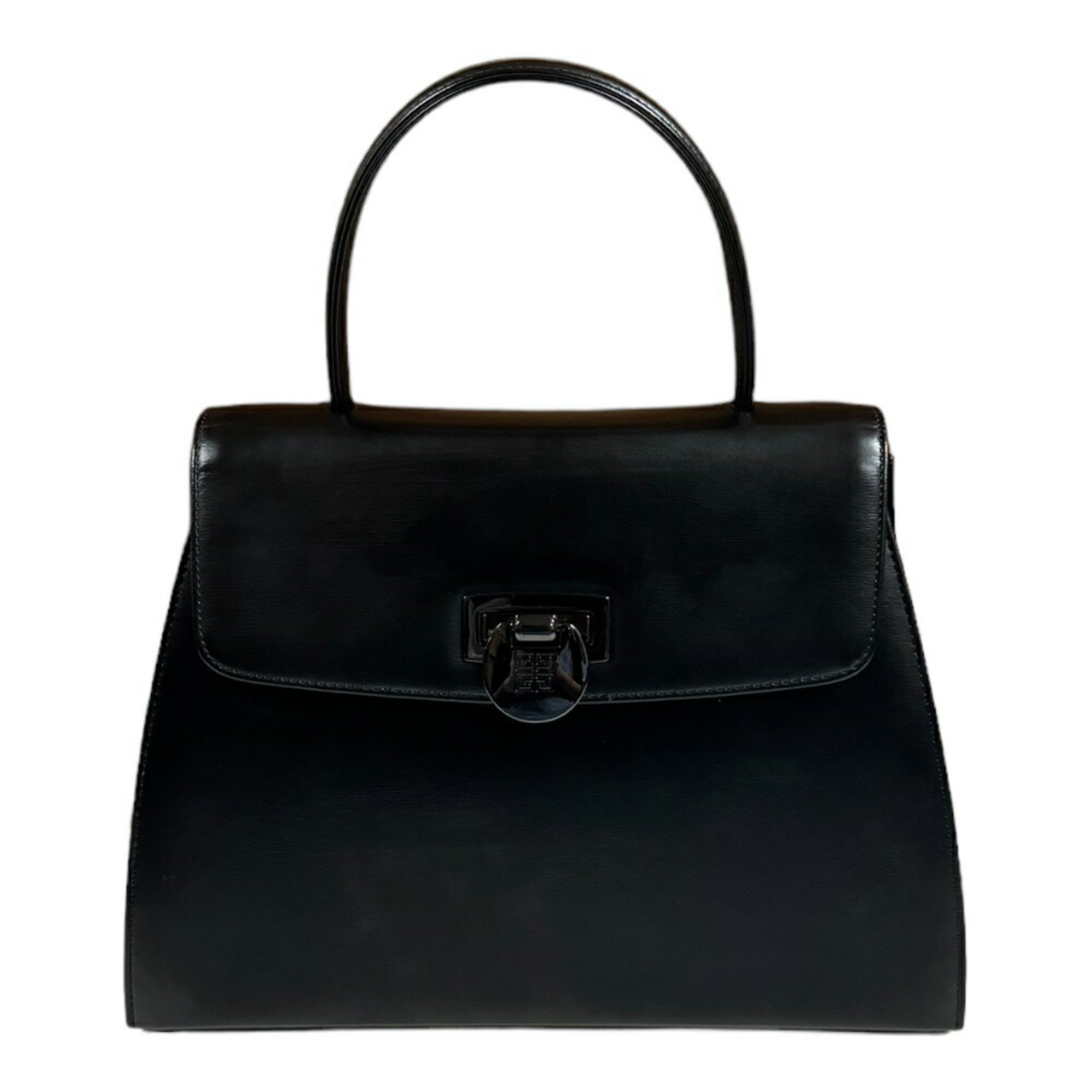 Givenchy Borodia Handbag Leather Black Women's