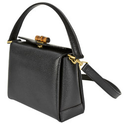 GUCCI Handbag Leather 000・926・0175 Black Shoulder Bag for Women