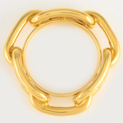 Hermes HERMES Chaine d'Ancre scarf ring GP gold