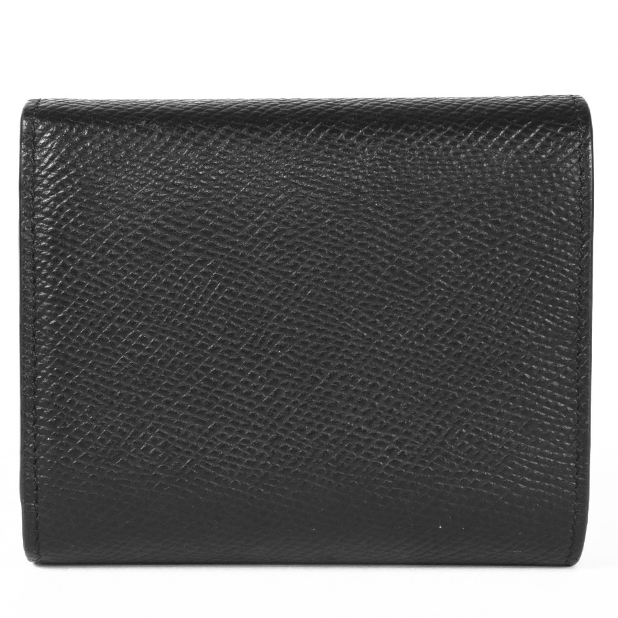 CELINE Small Trifold Wallet 10B573BEL.38NO Black Grained Calfskin