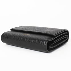 CELINE Small Trifold Wallet 10B573BEL.38NO Black Grained Calfskin