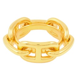 Hermes HERMES Chaine d'Ancre scarf ring GP gold