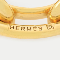 Hermes HERMES Chaine d'Ancre scarf ring GP gold