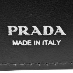 PRADA Vitello Dino Leather Bi-fold Wallet 1MV204 Black