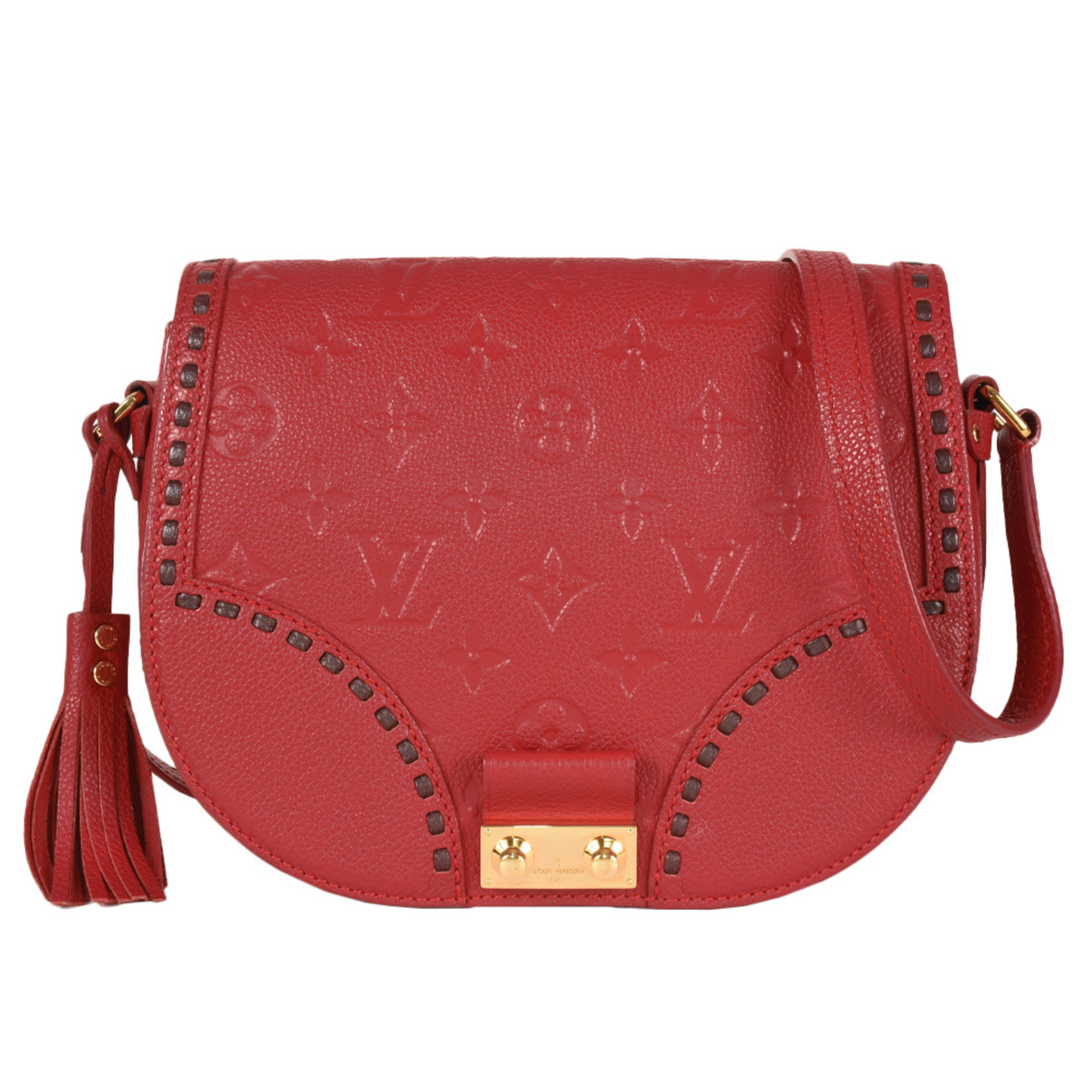 Louis Vuitton Juno Shoulder Bag Monogram Empreinte M43144 Cerise DU4106