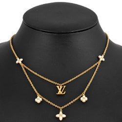 LOUIS VUITTON LV Floragram Necklace Metal M00981 GK0233