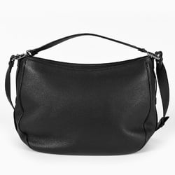 Christian Dior Dior Saddle Soft Bag Shoulder Leather Black