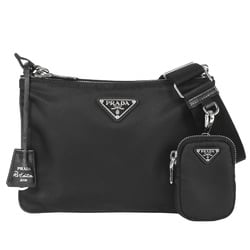 PRADA Re Edition 2000 Shoulder Bag Nylon Leather 1BH046 Black