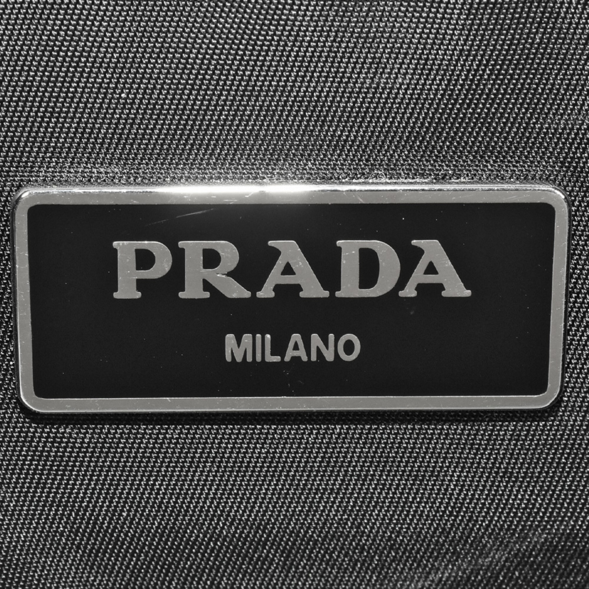 PRADA Re Edition 2000 Shoulder Bag Nylon Leather 1BH046 Black