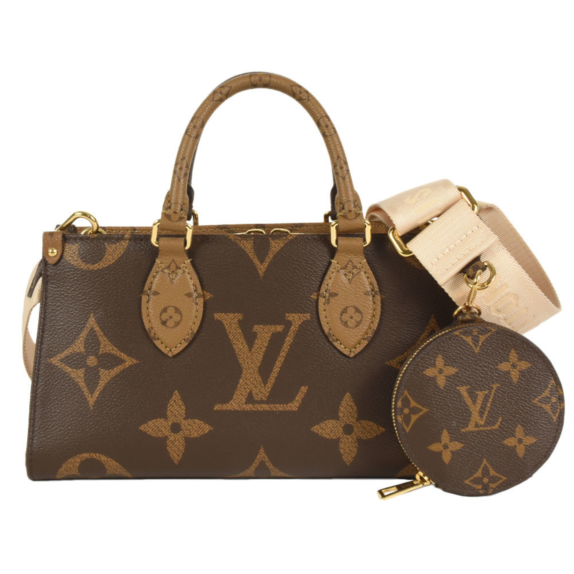 Louis Vuitton On the Go EW Handbag Monogram Giant M46653 RFID (IC chip) built-in shoulder bag Reverse