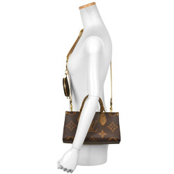 Louis Vuitton On the Go EW Handbag Monogram Giant M46653 RFID (IC chip) built-in shoulder bag Reverse