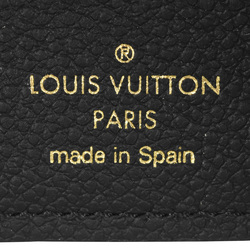 Louis Vuitton LOUIS VUITTON Portefeuille Metis Compact Tri-fold Wallet Monogram Empreinte M80880 Black RFID (IC chip) Built-in Leather