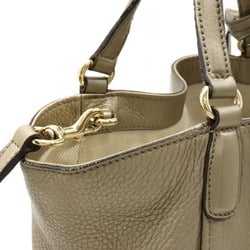 GUCCI Soho Interlocking G Tassel Handbag Shoulder Bag Metallic Leather Champagne Gold 336751