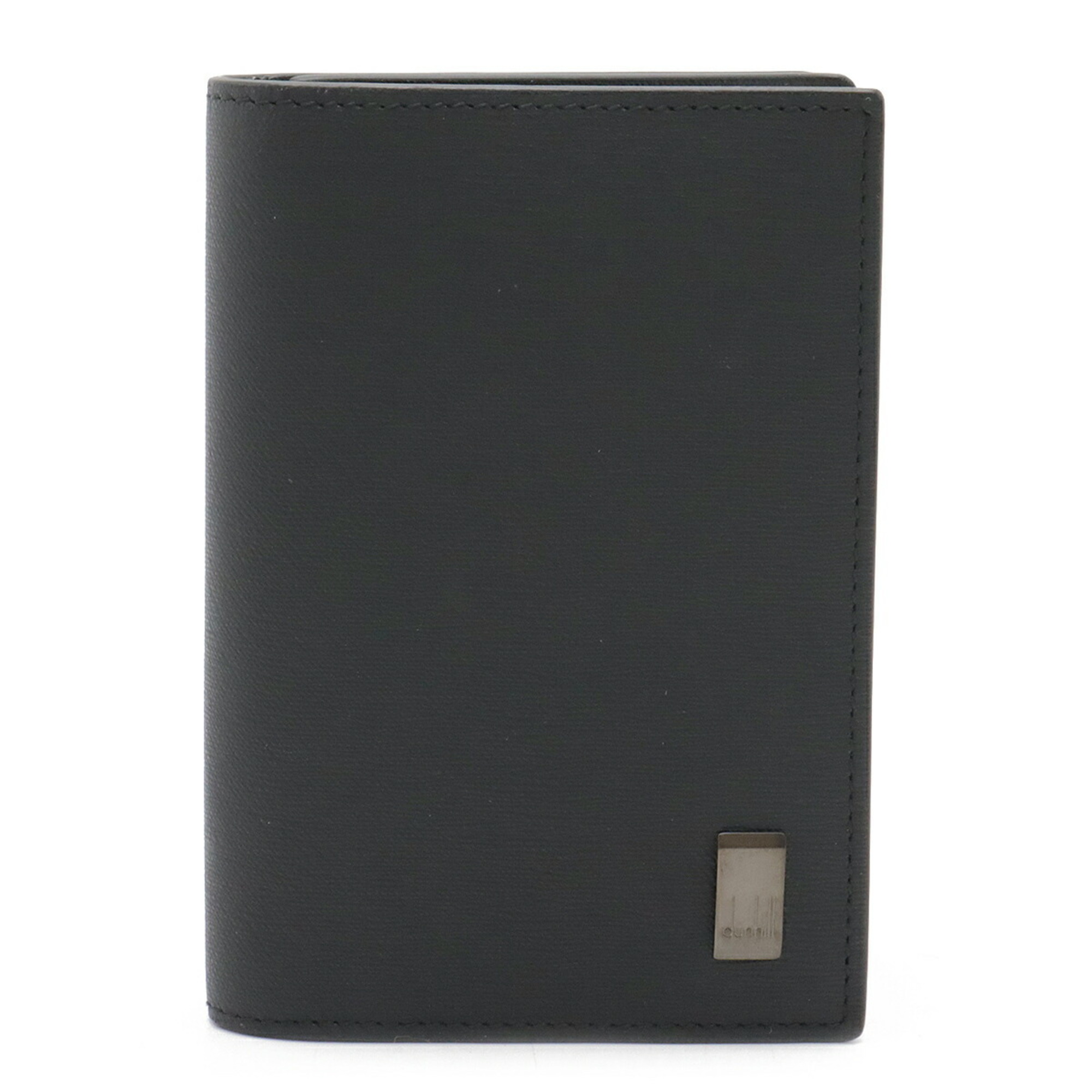 dunhill SIDECAR card case, business holder, pass leather, black