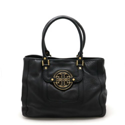 TORY BURCH Tote bag Shoulder Leather Black