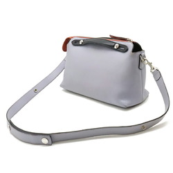 FENDI BY THE WAY Medium Handbag Shoulder Bag Leather Light Blue Gray Black Salmon Red 8BL124 ()