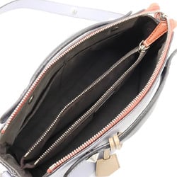 FENDI BY THE WAY Medium Handbag Shoulder Bag Leather Light Blue Gray Black Salmon Red 8BL124 ()