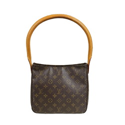 Louis Vuitton Looping MM Monogram Shoulder Bag Canvas M51146 Brown Women's LOUIS VUITTON