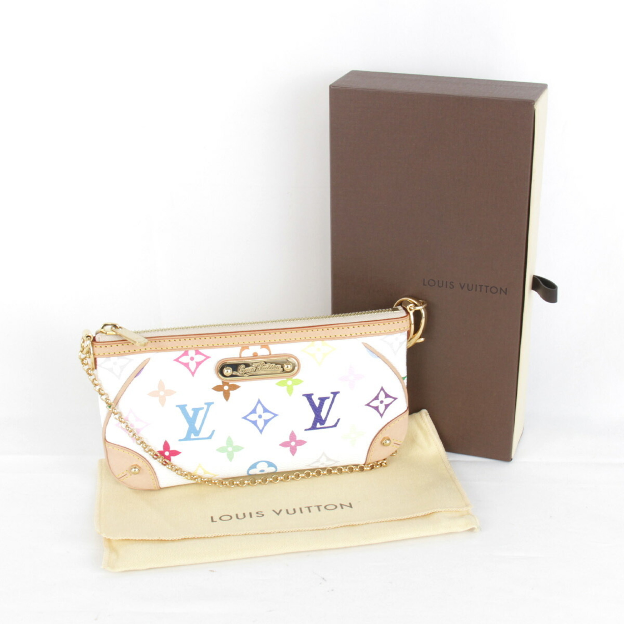 LOUIS VUITTON Louis Vuitton Pochette Mira MM M60096 Pouch Monogram Multicolor Women's