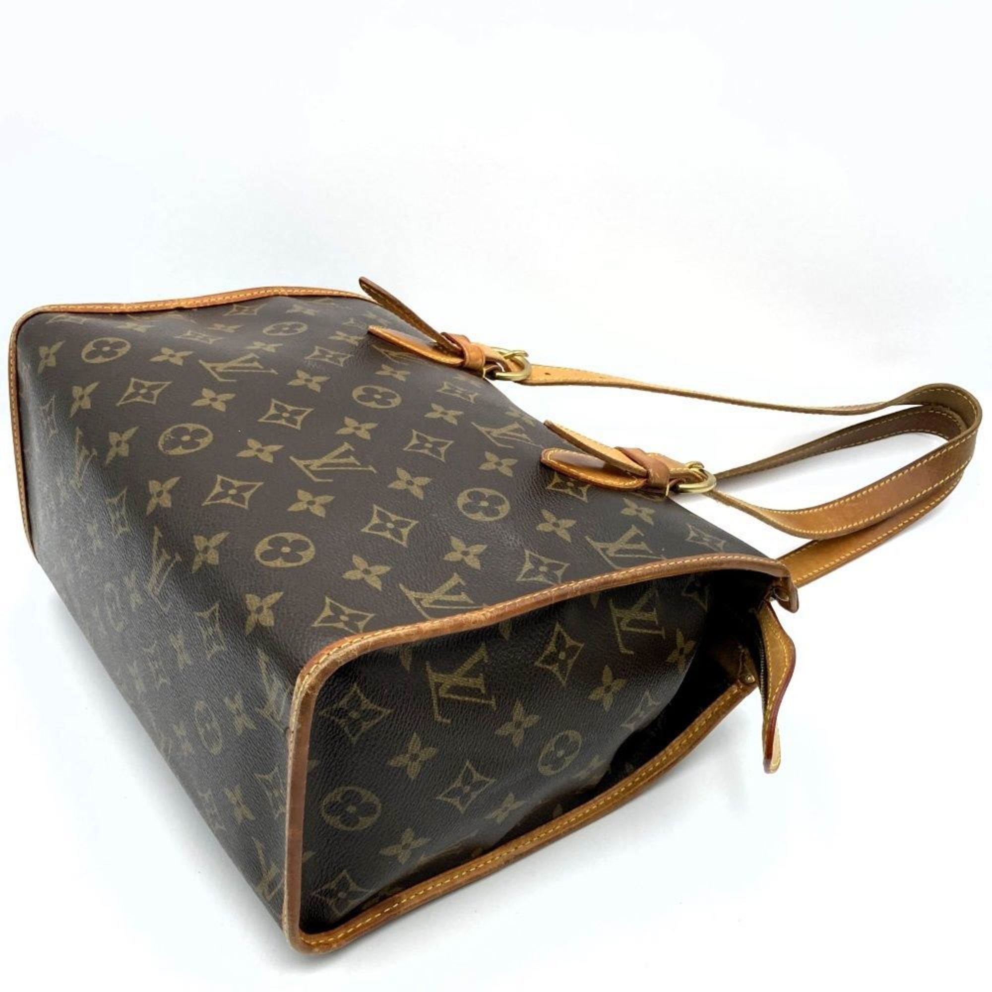 LOUIS VUITTON M40007 Popincourt Au Tote Bag Shoulder Monogram Canvas/Leather Brown Women's