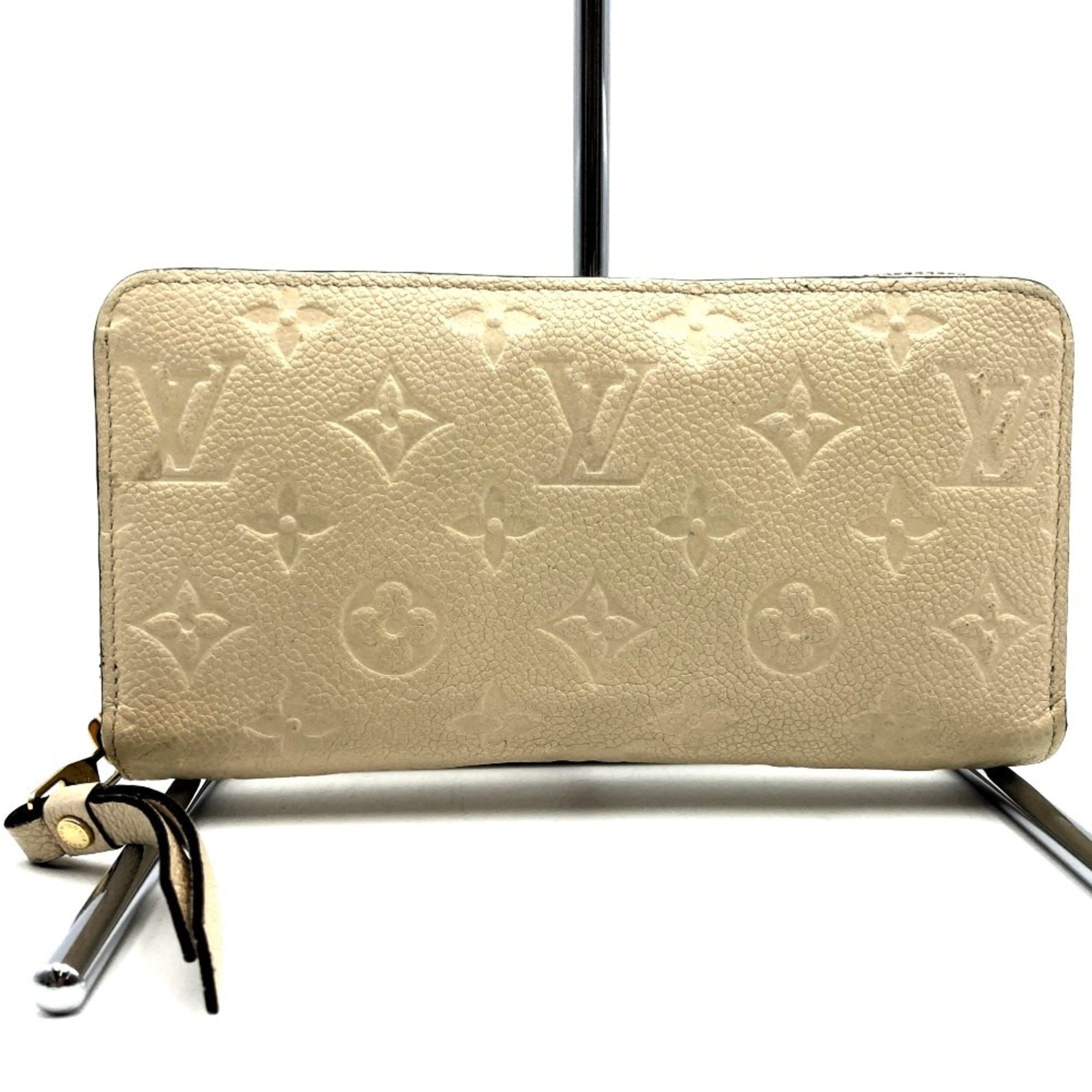 LOUIS VUITTON M93437 Zippy Wallet Round Long Monogram Empreinte Leather Women's