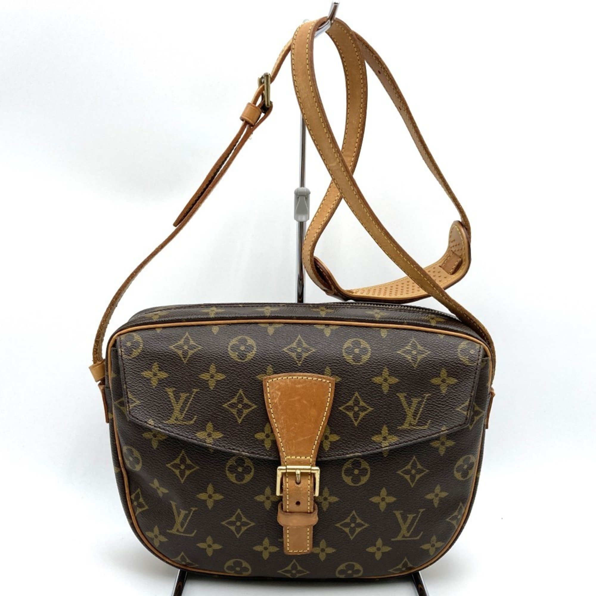 LOUIS VUITTON M51227 Jeune Fille Monogram Shoulder Bag Brown Women's