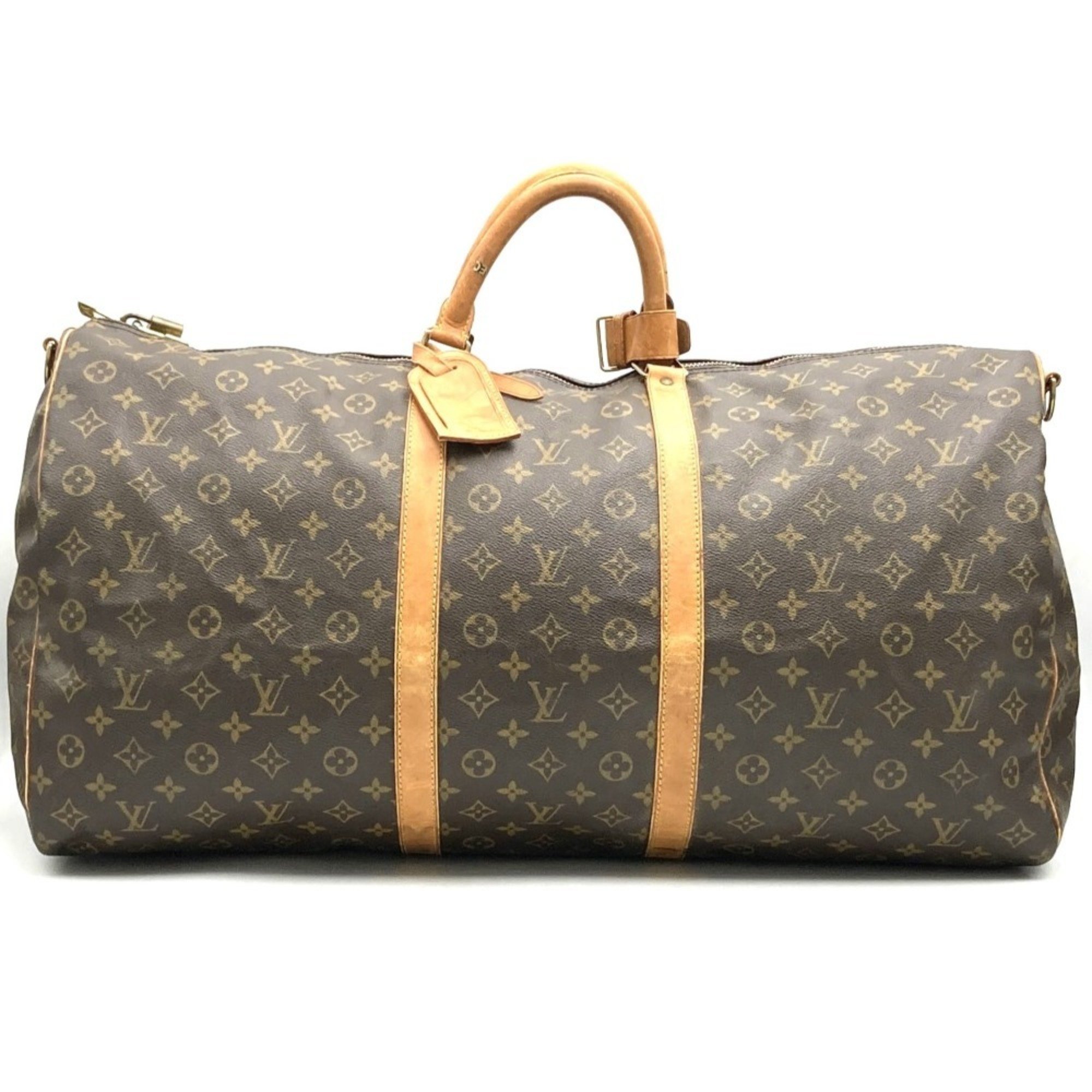 LOUIS VUITTON M41412 Keepall Bandouliere 60 Boston Bag Monogram Canvas Brown Women's