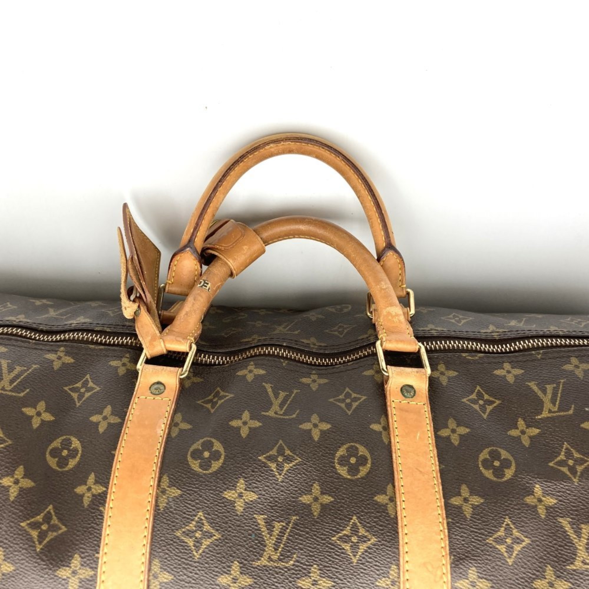 LOUIS VUITTON M41412 Keepall Bandouliere 60 Boston Bag Monogram Canvas Brown Women's