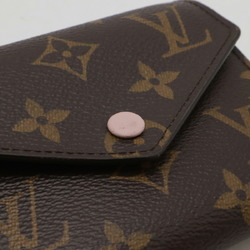 LOUIS VUITTON Louis Vuitton Monogram Portefeuille Victorine Tri-fold Wallet Rose Ballerine Pink M62360