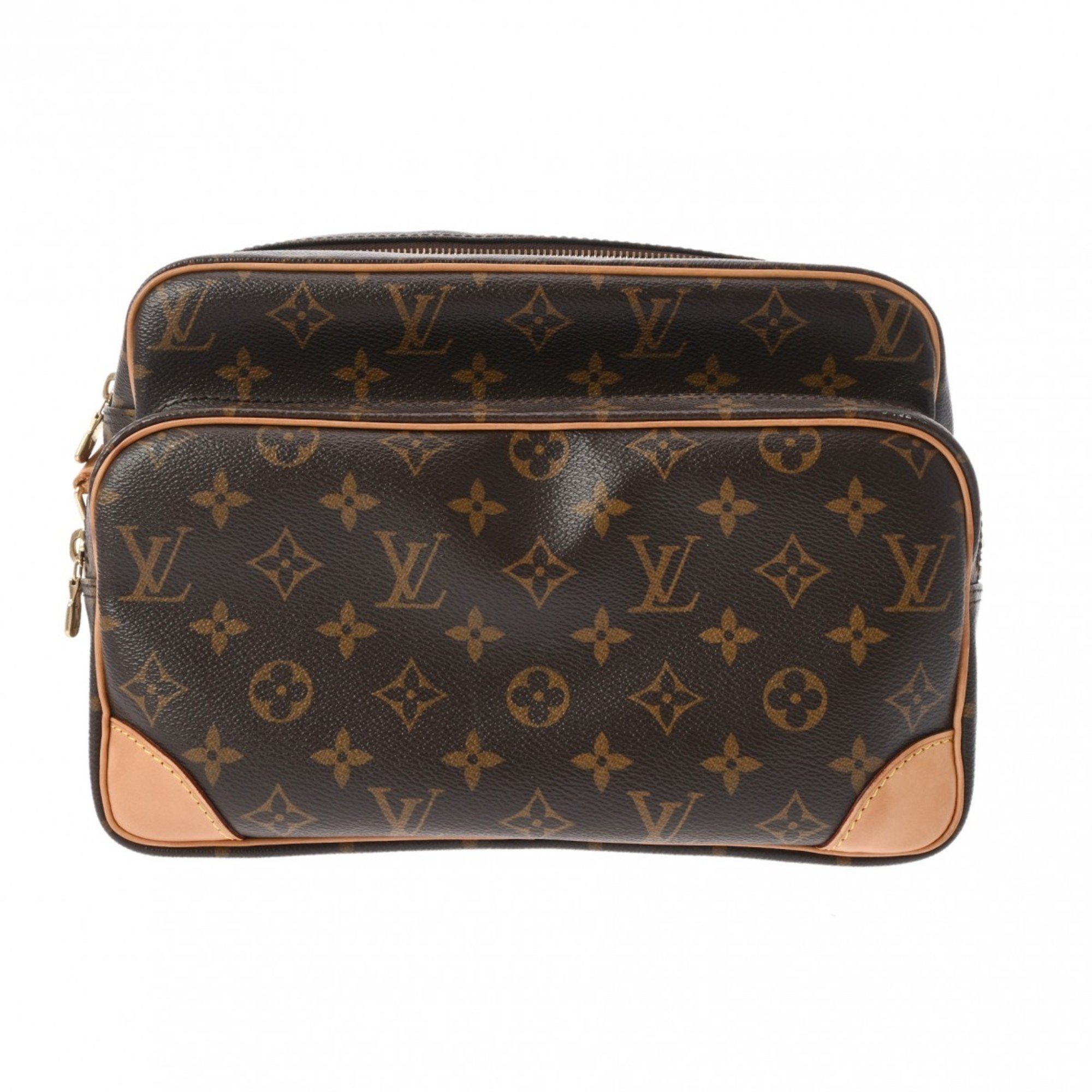 LOUIS VUITTON Louis Vuitton Monogram Nile Brown M45244 Unisex Canvas Shoulder Bag