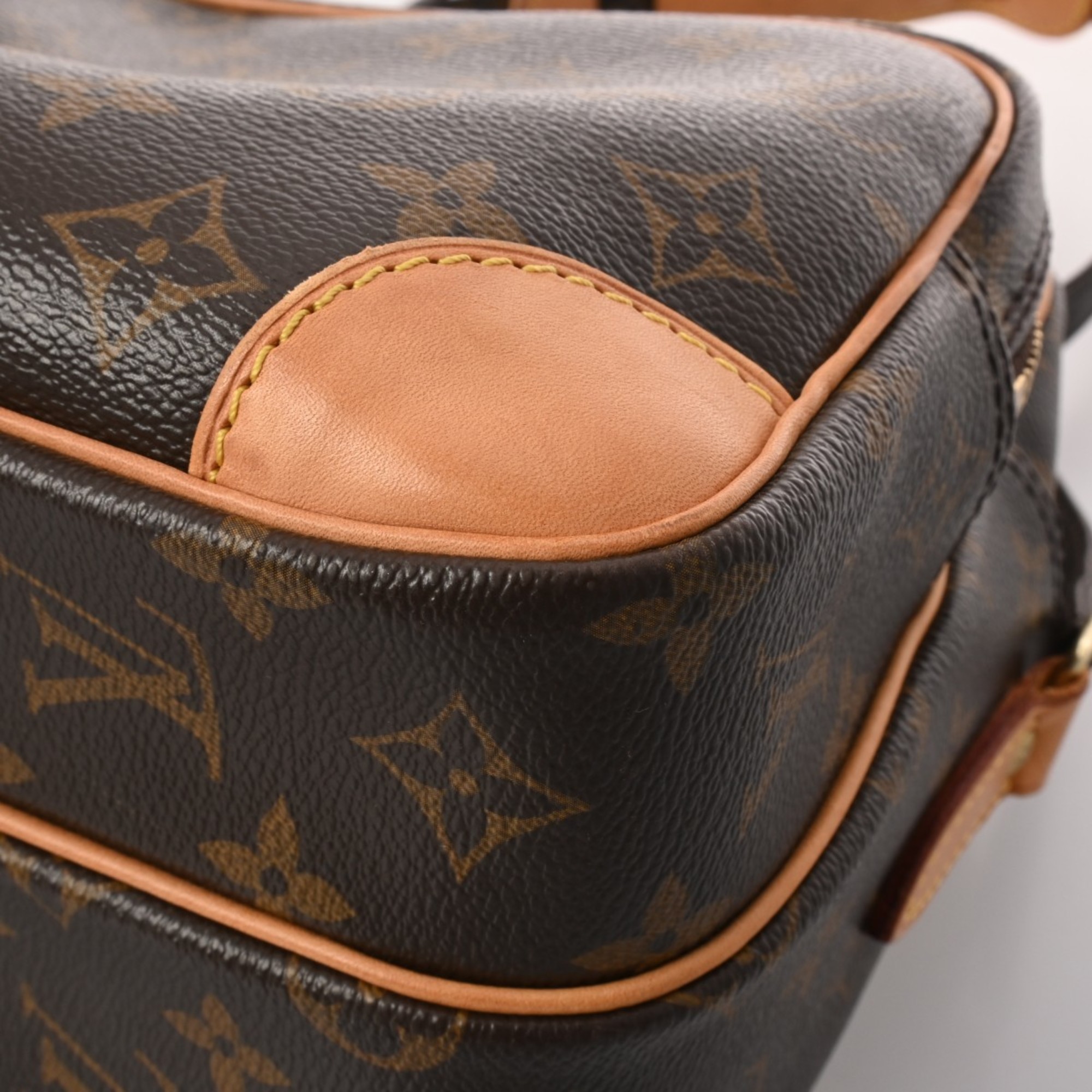 LOUIS VUITTON Louis Vuitton Monogram Nile Brown M45244 Unisex Canvas Shoulder Bag