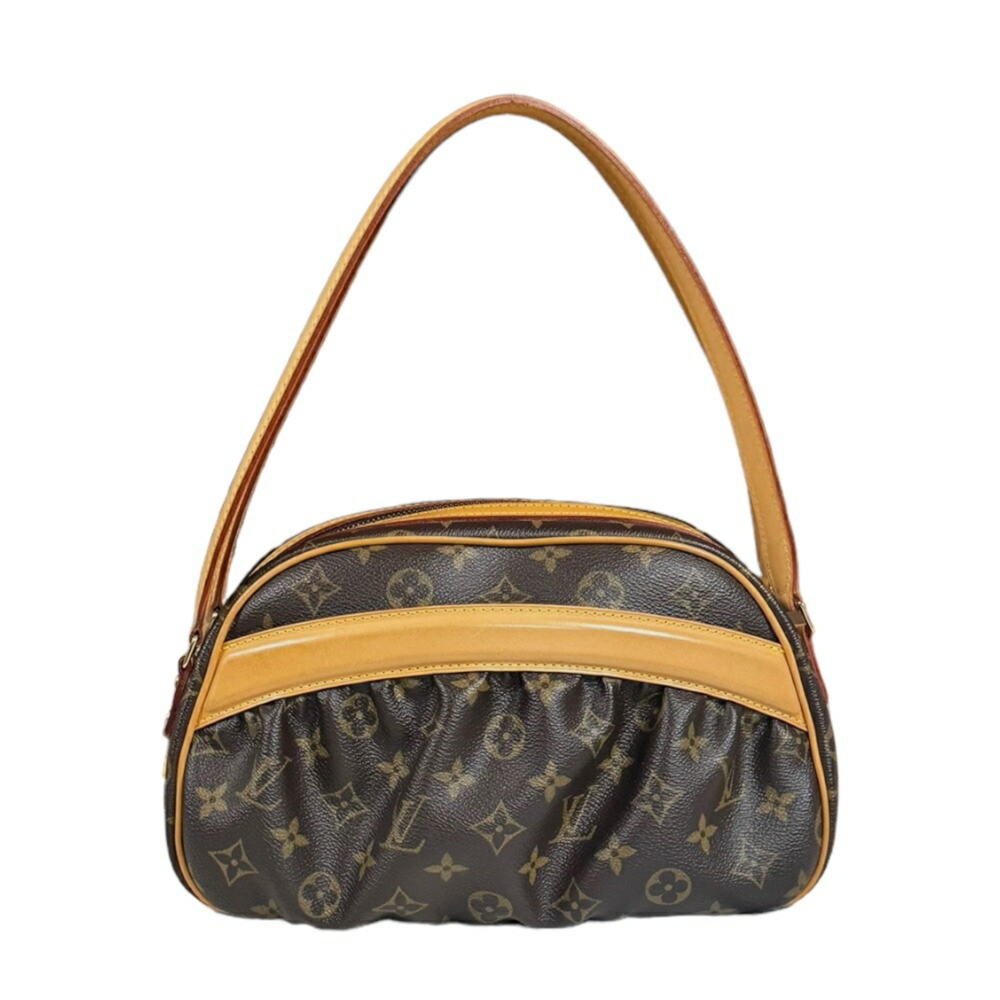 Louis Vuitton Clara Monogram Shoulder Bag Canvas M40057 Brown Women's LOUIS VUITTON