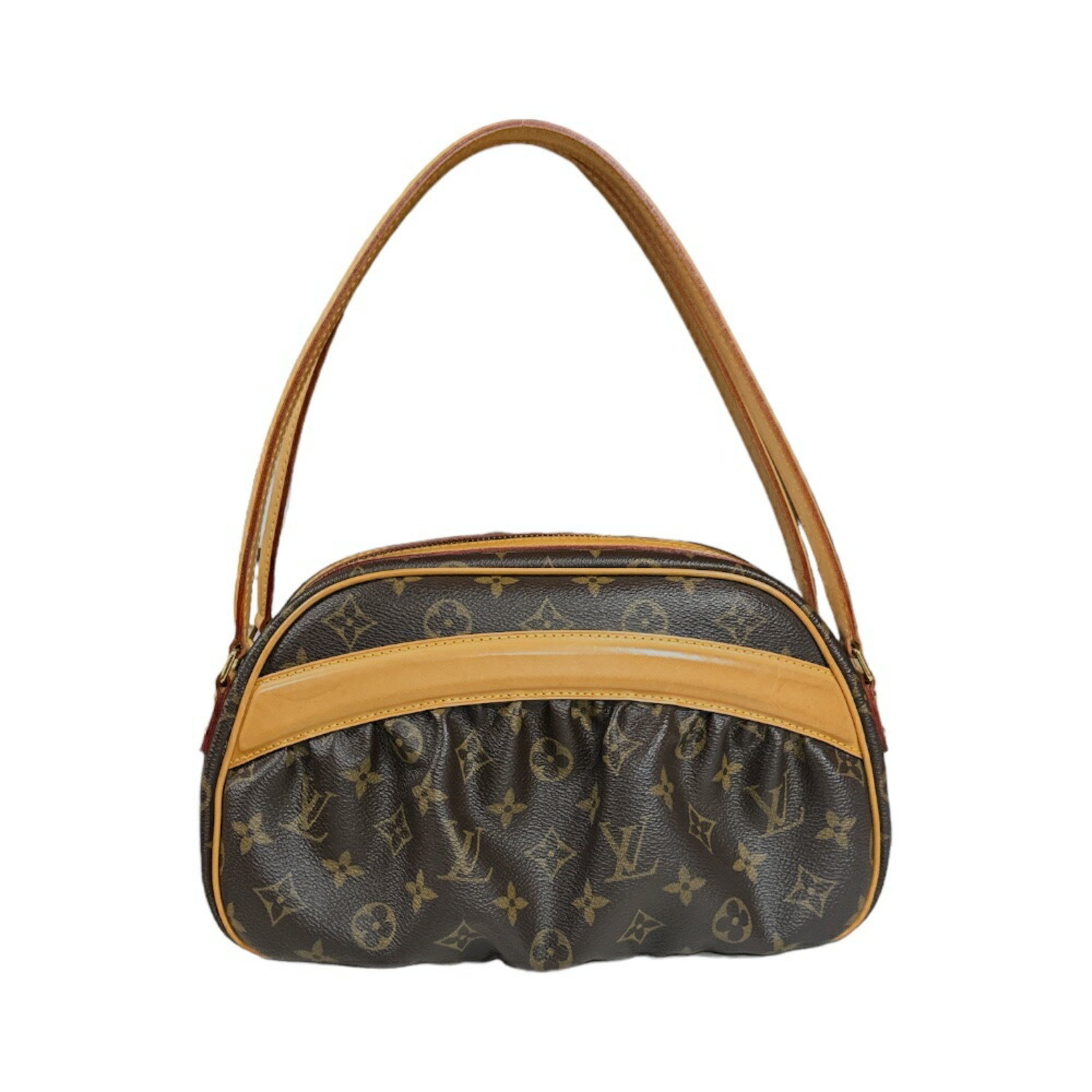 Louis Vuitton Clara Monogram Shoulder Bag Canvas M40057 Brown Women's LOUIS VUITTON