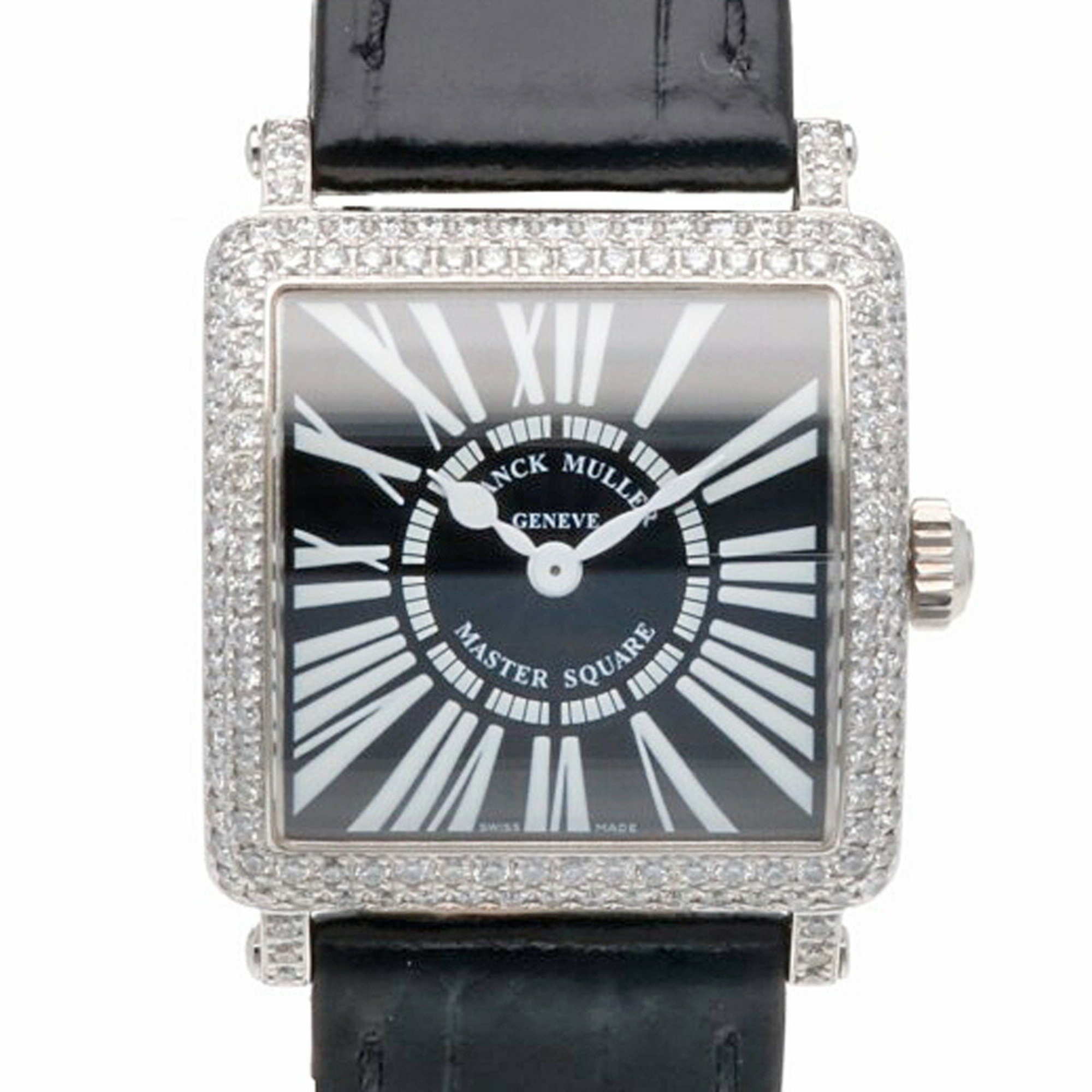 Franck Muller Master Square Watch 18K 600 2S D Quartz Ladies FRANCK MULLER Diamond Bezel