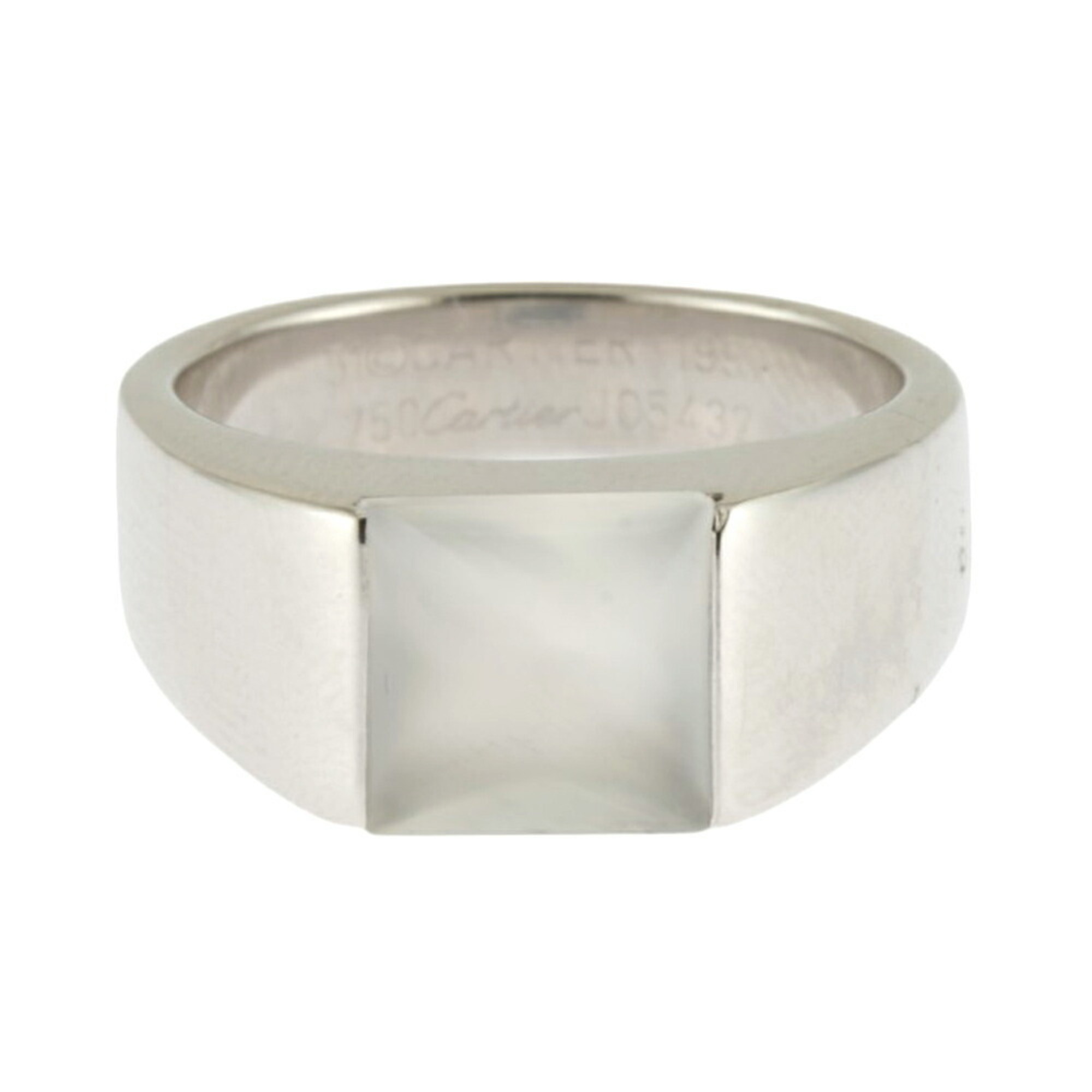 Cartier Tank Ring, Size 11, 18K, Moonstone, Women's, CARTIER