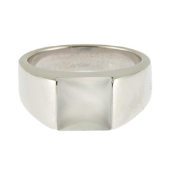 Cartier Tank Ring, Size 11, 18K, Moonstone, Women's, CARTIER