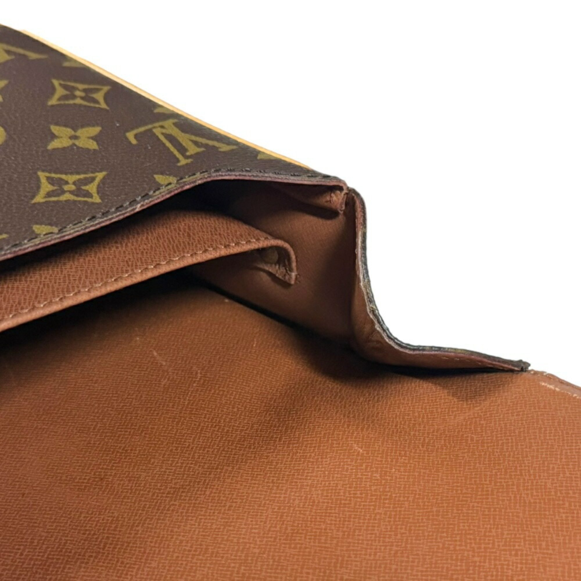 Louis Vuitton Cartesier 22 Monogram Shoulder Bag Canvas M51253 Brown Women's LOUIS VUITTON