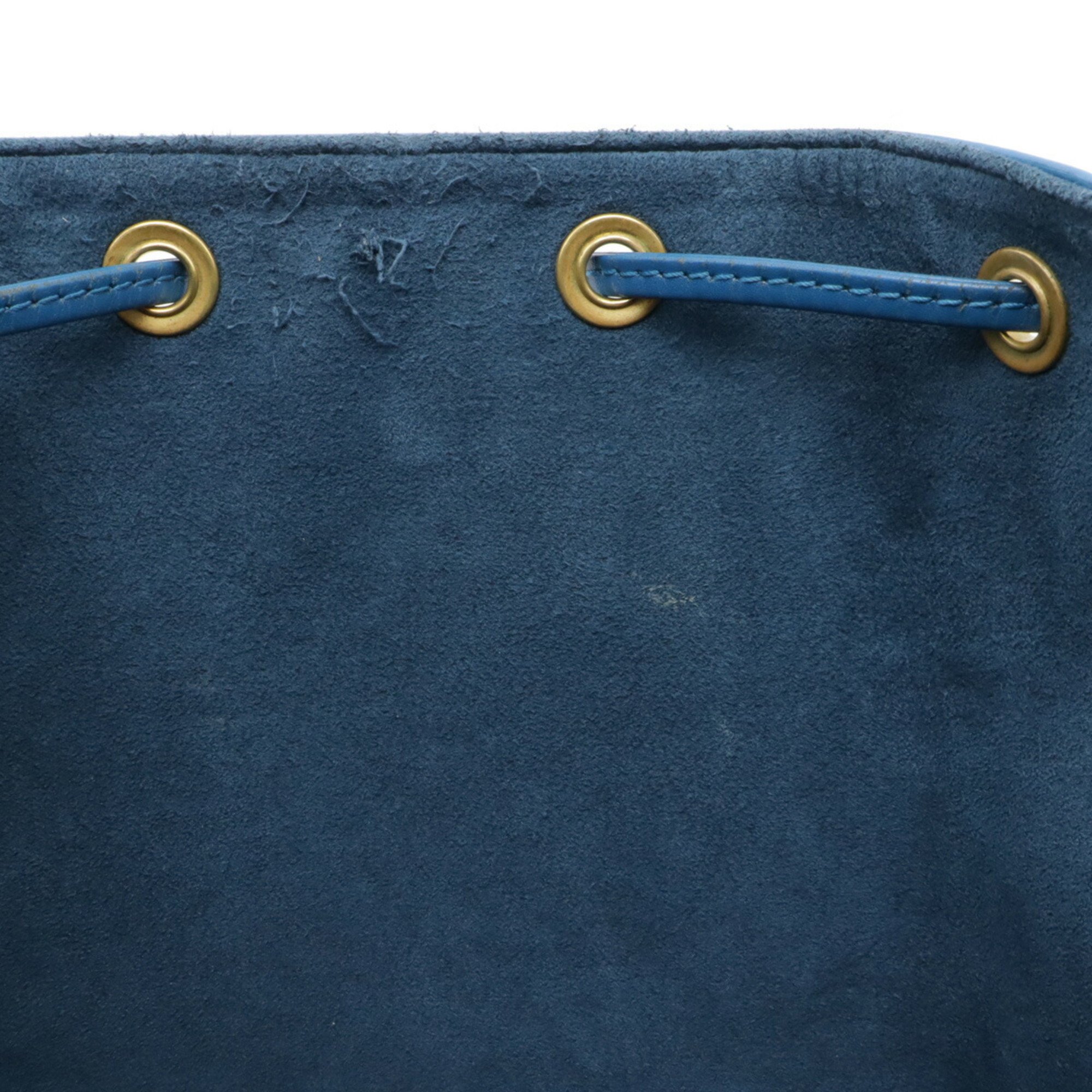 LOUIS VUITTON Louis Vuitton Epi Petit Noe Shoulder Bag Leather Toledo Blue M44105