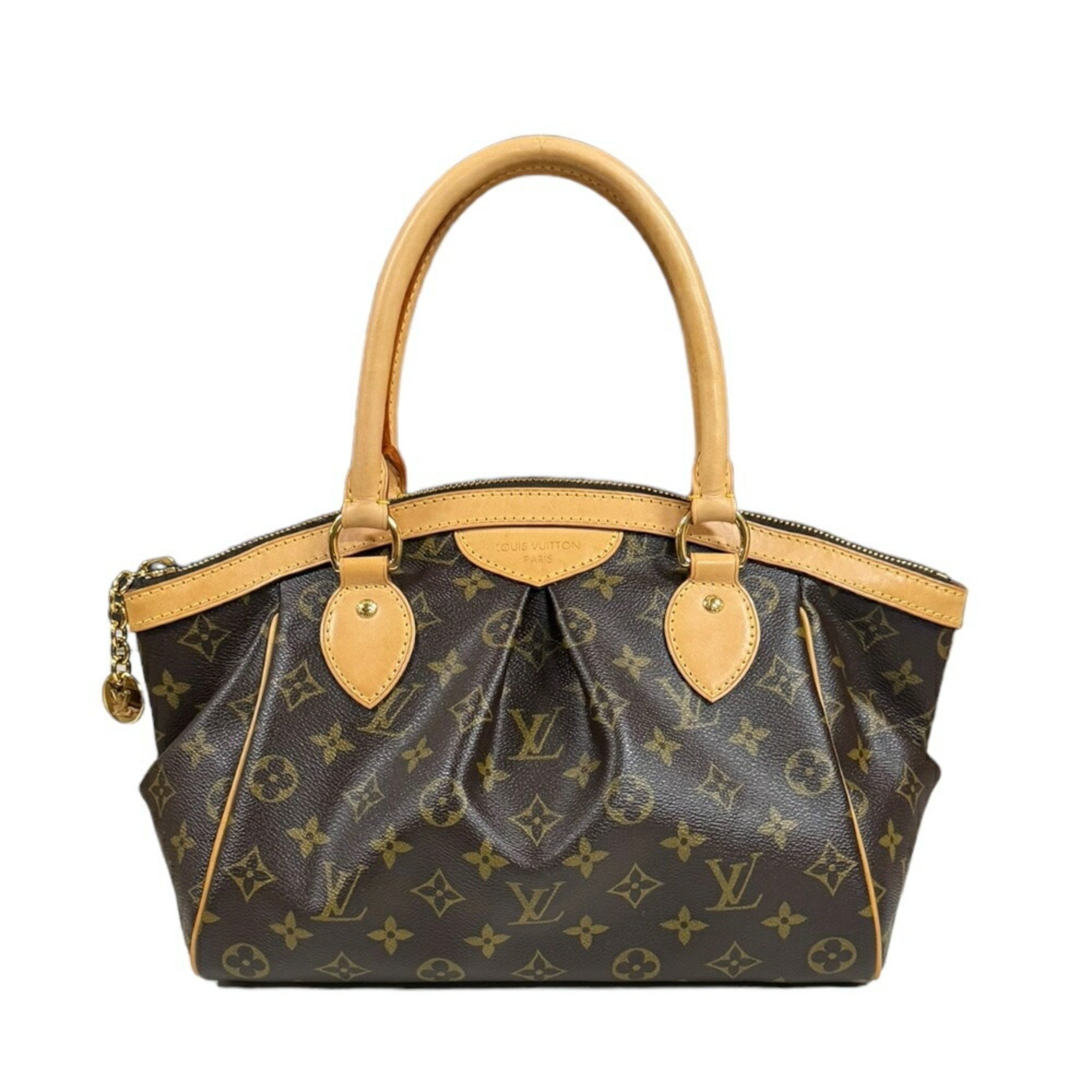 Louis Vuitton Tivoli PM Monogram Handbag Canvas M40143 Brown Women's LOUIS VUITTON